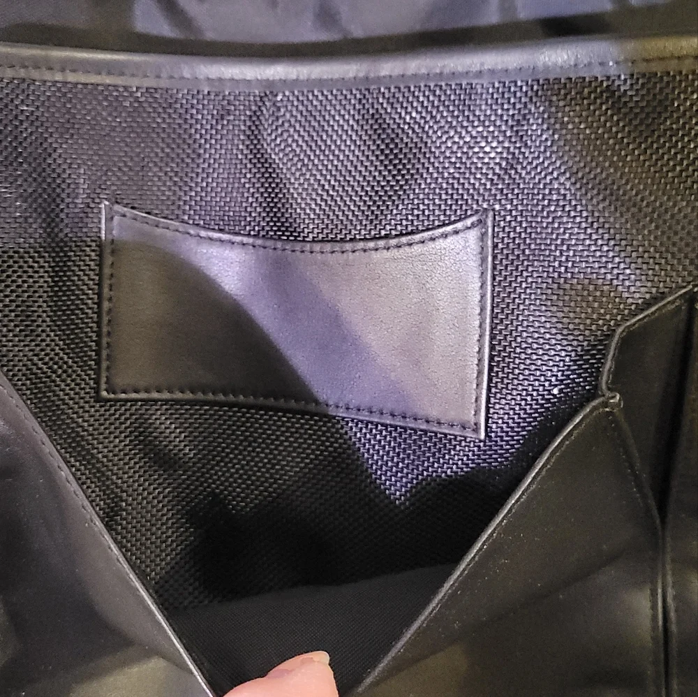 Classic Black Leather Coach Bag